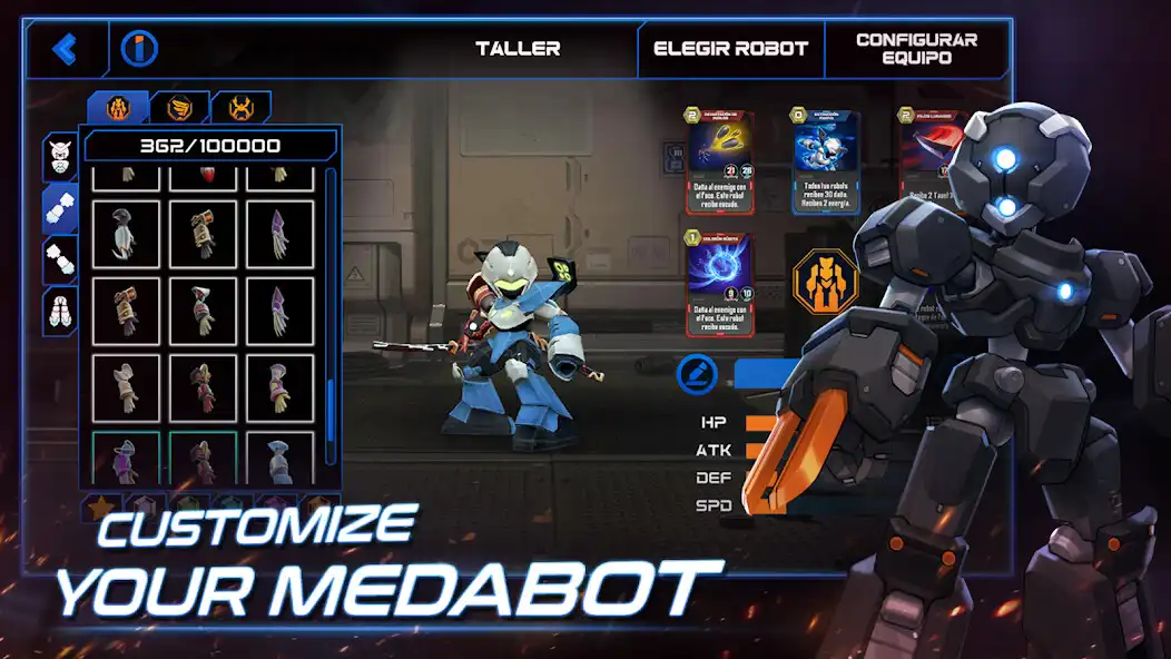 Play MEDABOTS: Card Battle RPG Game as an online game MEDABOTS: Card Battle RPG Game with UptoPlay