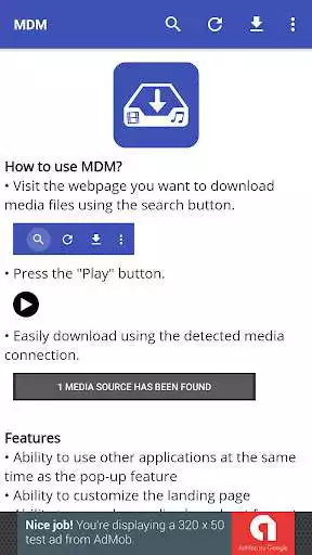 Play Media Download Manager  and enjoy Media Download Manager with UptoPlay