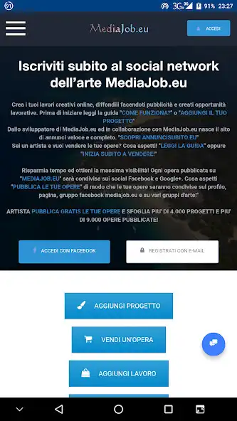 Play Mediajob - arte e vendita  and enjoy Mediajob - arte e vendita with UptoPlay