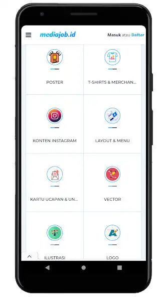 Play Mediajob : Jasa Desain Grafis  as an online game Mediajob : Jasa Desain Grafis  with UptoPlay