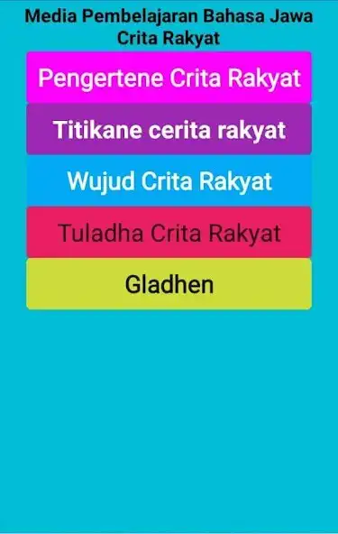 Play Media Pembelajaran Crita Rakyat  and enjoy Media Pembelajaran Crita Rakyat with UptoPlay