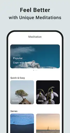 Play Medibo - Meditation, Breathe, Calm, Sleep, Anxiety as an online game Medibo - Meditation, Breathe, Calm, Sleep, Anxiety with UptoPlay