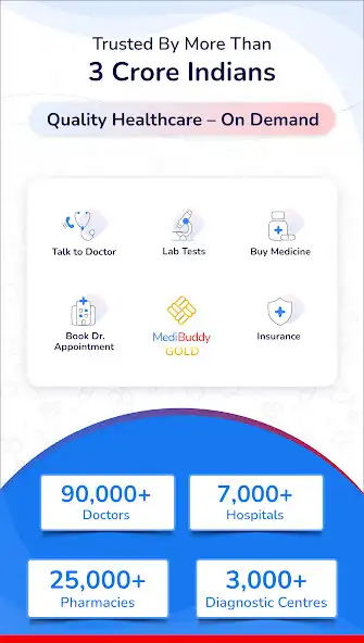 Play MediBuddy-Online Dr, Lab, Meds as an online game MediBuddy-Online Dr, Lab, Meds with UptoPlay