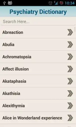 Play Medical Psychiatric Dictionary  and enjoy Medical Psychiatric Dictionary with UptoPlay