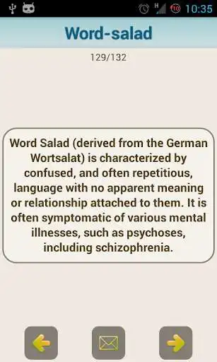 Play Medical Psychiatric Dictionary as an online game Medical Psychiatric Dictionary with UptoPlay