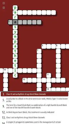 Play Medical revision crosswords as an online game Medical revision crosswords with UptoPlay