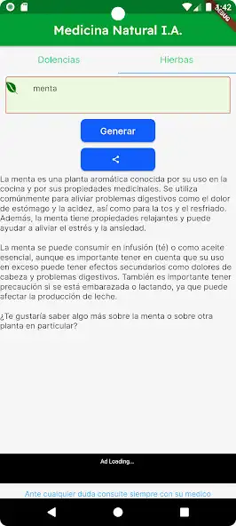 Play Medicina Natural con I.A. as an online game Medicina Natural con I.A. with UptoPlay