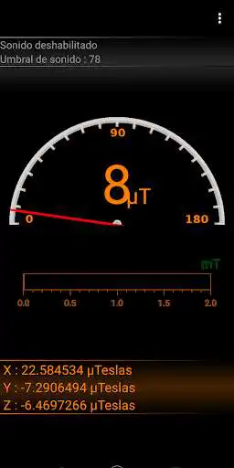 Play MedidorDeCampoMagnetico / MagneticFieldMeter  and enjoy MedidorDeCampoMagnetico / MagneticFieldMeter with UptoPlay