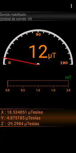 Play MedidorDeCampoMagnetico / MagneticFieldMeter as an online game MedidorDeCampoMagnetico / MagneticFieldMeter with UptoPlay