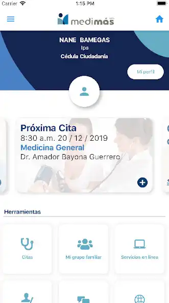 Play Medimás EPS APP as an online game Medimás EPS APP with UptoPlay