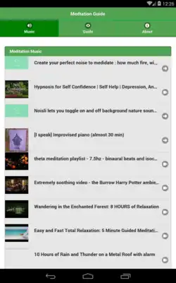 Play Meditation music  Guide free