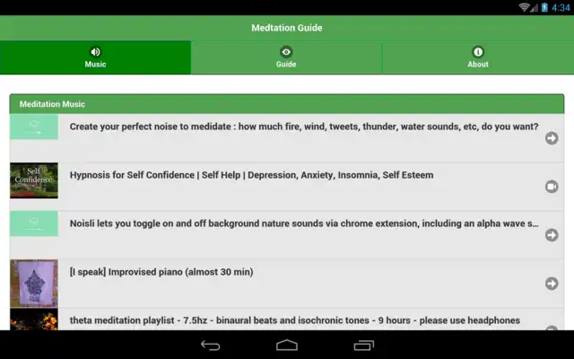 Play Meditation music  Guide free