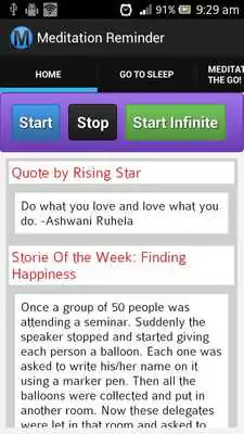 Play Meditation Reminder Play Meditation Reminder