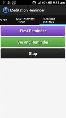 Play Meditation Reminder Play Meditation Reminder