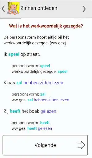 Play Meester Klaas - (Werkwoord)spelling as an online game Meester Klaas - (Werkwoord)spelling with UptoPlay