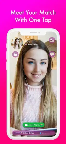 Play Meet Erinna: Lesbian Dating with Random Chat Video as an online game Meet Erinna: Lesbian Dating with Random Chat Video with UptoPlay