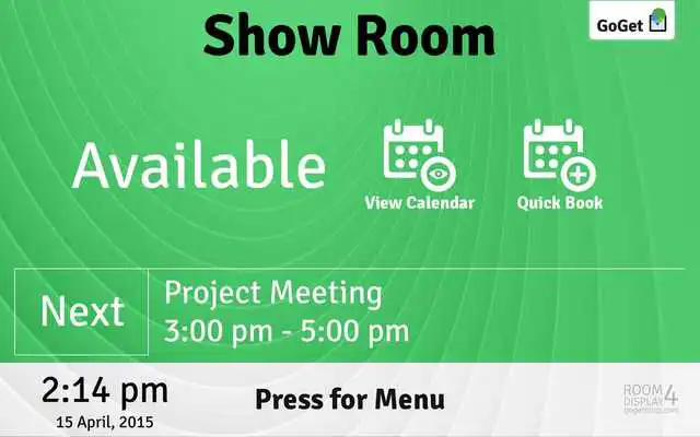 Play Meeting Room Display 4