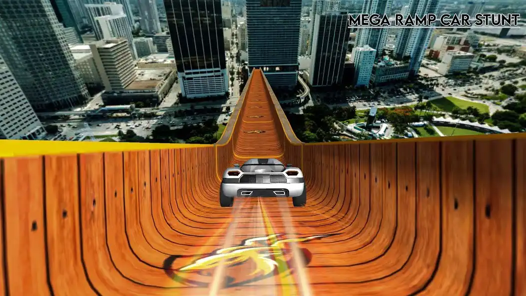 Play Mega Car Ramp Stunts as an online game Mega Car Ramp Stunts with UptoPlay