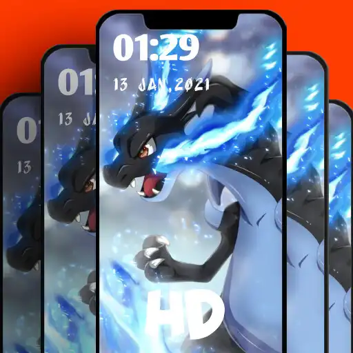 Play Mega Charizard X wallpaper HD APK