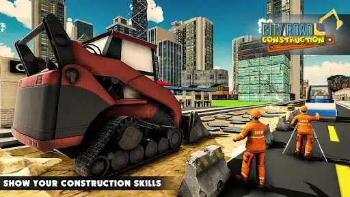 Play Mega City Road Construction Machine Operator Game