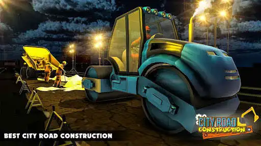Play Mega City Road Construction Machine Operator Game