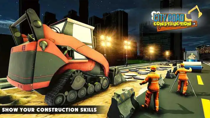 Play Mega City Road Construction Machine Operator Game