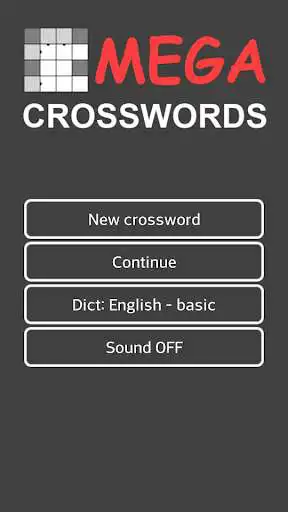 Play MEGA Crosswords as an online game MEGA Crosswords with UptoPlay