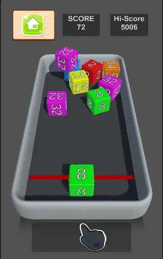 Play Mega Cube Chain and Merge as an online game Mega Cube Chain and Merge with UptoPlay