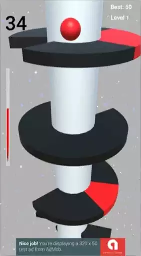Play Mega Helix Jump as an online game Mega Helix Jump with UptoPlay