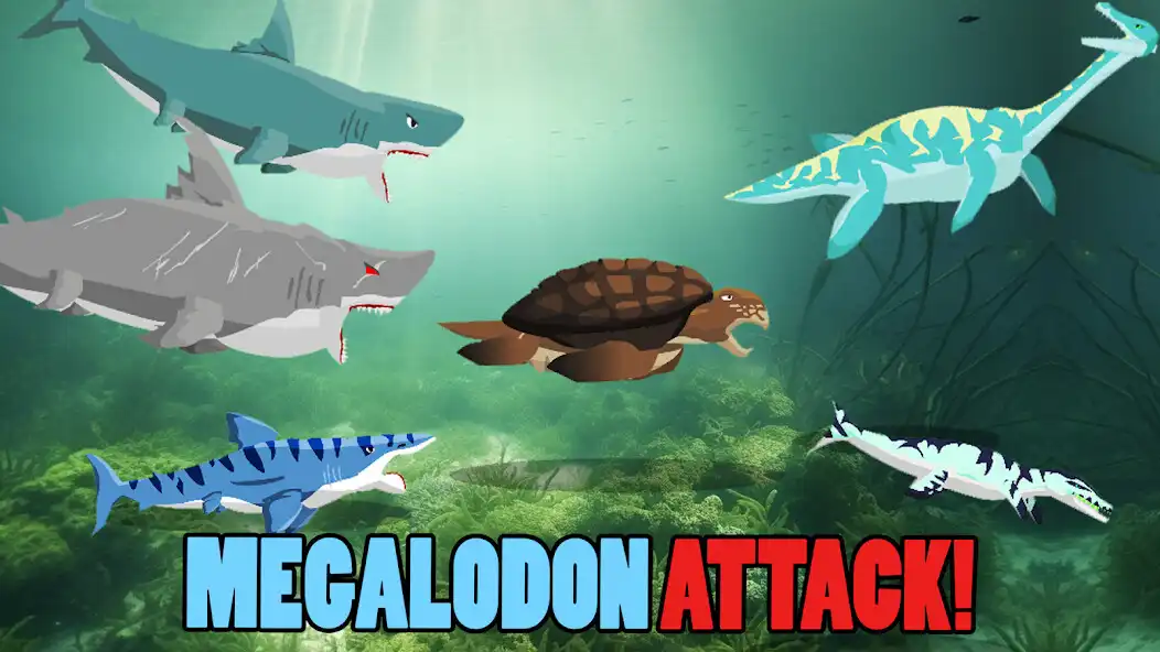 Play Megalodon Fights Sea Monsters  and enjoy Megalodon Fights Sea Monsters with UptoPlay