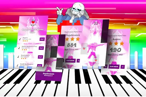 Play Megalovania Piano Tiles Game  and enjoy Megalovania Piano Tiles Game with UptoPlay