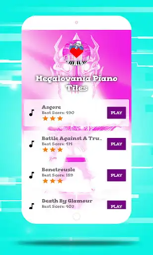 Play Megalovania Piano Tiles Game as an online game Megalovania Piano Tiles Game with UptoPlay