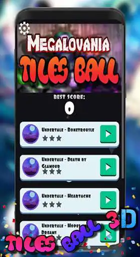 Play Megalovania Tiles Ball 3D  and enjoy Megalovania Tiles Ball 3D with UptoPlay