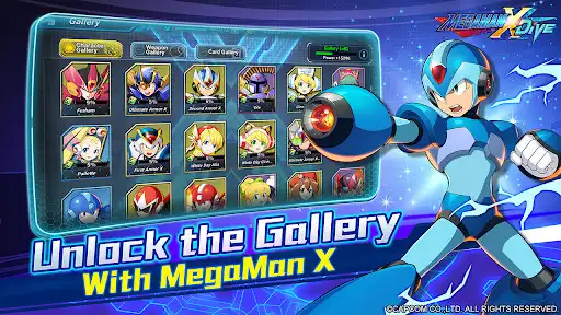Play MEGA MAN X DiVE - MOBILE as an online game MEGA MAN X DiVE - MOBILE with UptoPlay