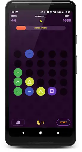 Play MegaMerge - Merging Puzzle Game as an online game MegaMerge - Merging Puzzle Game with UptoPlay