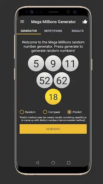 Play Mega Millions Generator  and enjoy Mega Millions Generator with UptoPlay