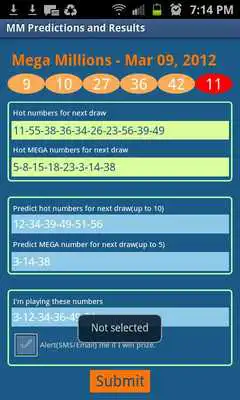 Play Mega Millions Predictions