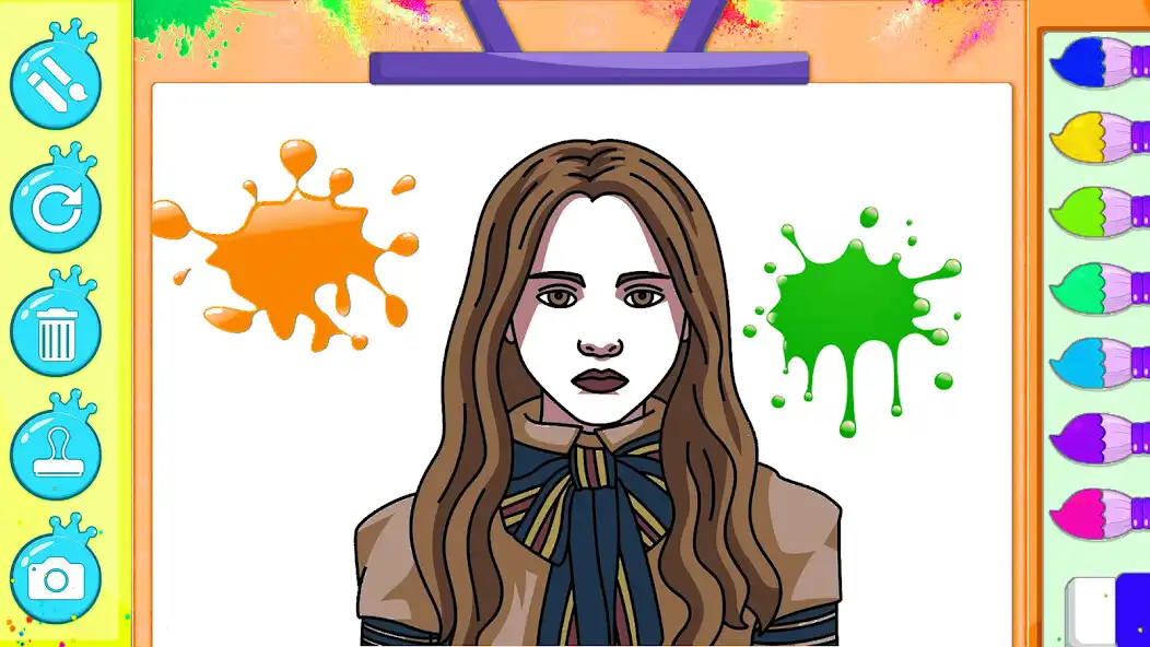 Play Megan Doll: Coloring M3GAN  and enjoy Megan Doll: Coloring M3GAN with UptoPlay