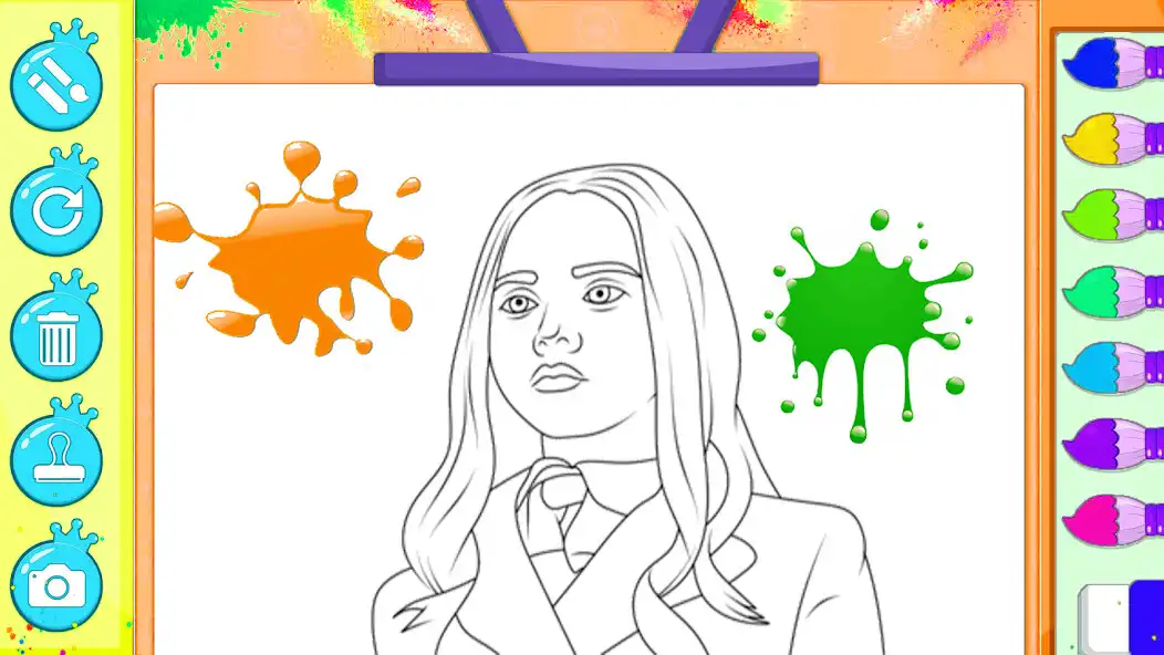 Play Megan Doll: Coloring M3GAN as an online game Megan Doll: Coloring M3GAN with UptoPlay