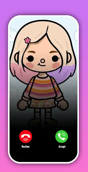 Play Megan Doll Toca Call as an online game Megan Doll Toca Call with UptoPlay