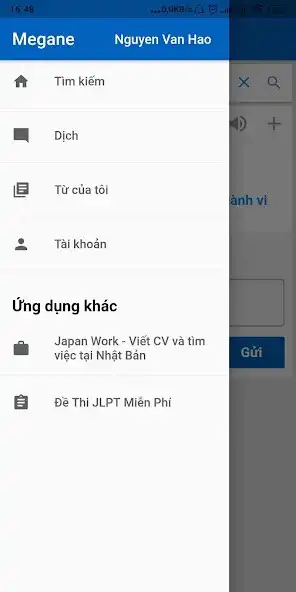 Play Megane - Từ điển Nhật Việt  and enjoy Megane - Từ điển Nhật Việt with UptoPlay