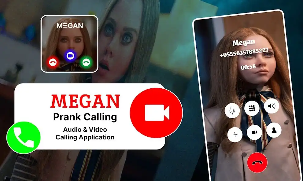 Play Megan Fake Call Video Prank as an online game Megan Fake Call Video Prank with UptoPlay
