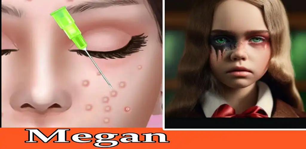 Play Megan Makeup  over M3gan Asmr as an online game Megan Makeup  over M3gan Asmr with UptoPlay