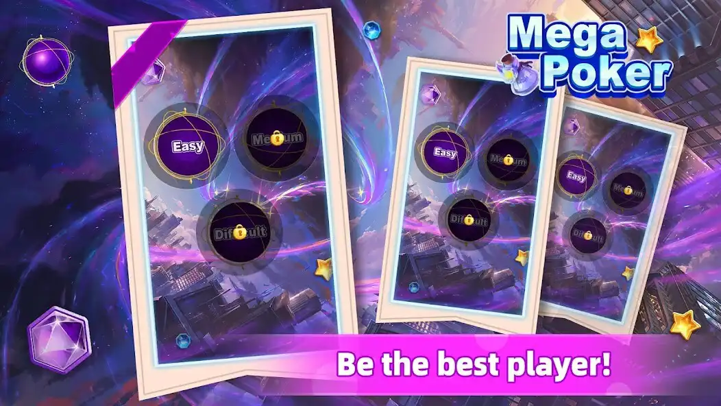 Play Mega Poker - Happy Game  and enjoy Mega Poker - Happy Game with UptoPlay