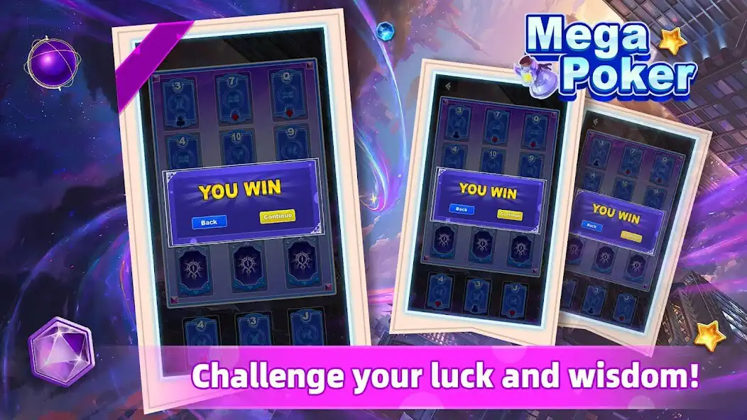 Play Mega Poker - Happy Game as an online game Mega Poker - Happy Game with UptoPlay
