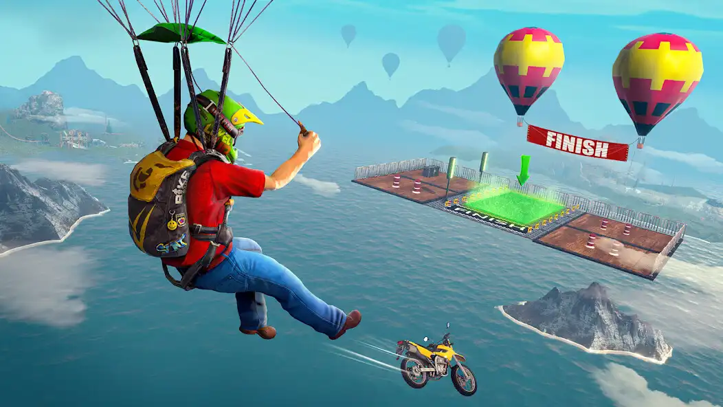 Play Mega Ramp Bike Stunt Master as an online game Mega Ramp Bike Stunt Master with UptoPlay