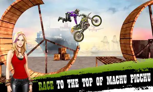Play Mega Ramp Bike Stunt Racing as an online game Mega Ramp Bike Stunt Racing with UptoPlay