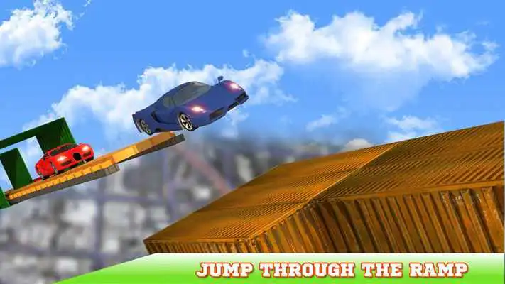 Play Mega-ramp car driver simulator