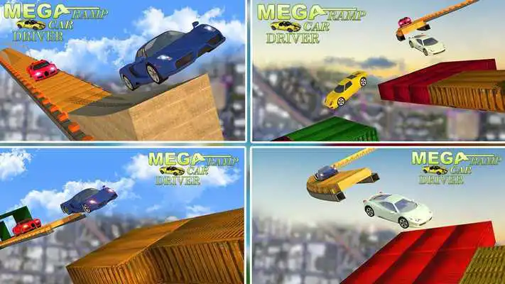 Play Mega-ramp car driver simulator