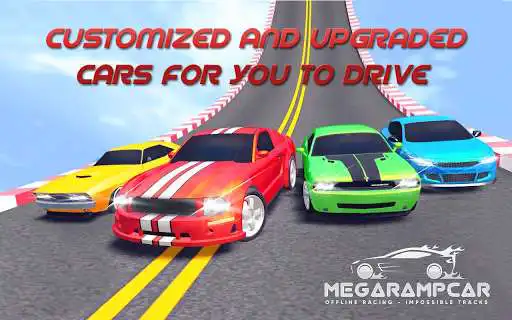 Play Mega Ramp Car Offline Racing - Impossible Tracks as an online game Mega Ramp Car Offline Racing - Impossible Tracks with UptoPlay